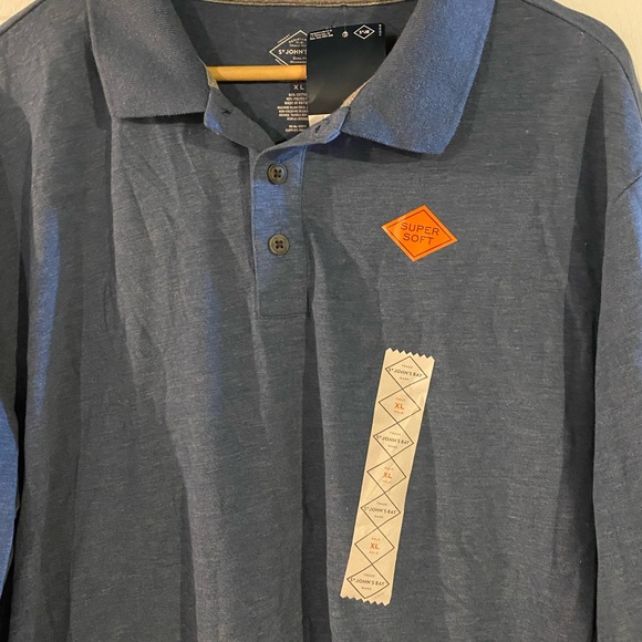 St John’s Bay Legacy Polo - NWT Men’s XL long sleeve polo - Picture 4 of 4
